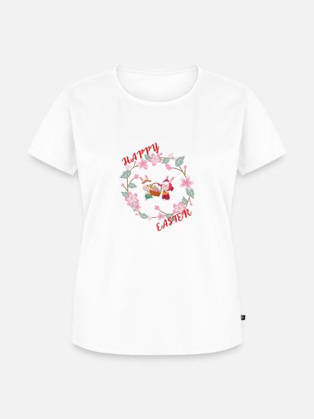 Frohe Ostern | Ostern | Ostergeschenke | Ostern - Frauen Premium Bio T-Shirt - Weiß