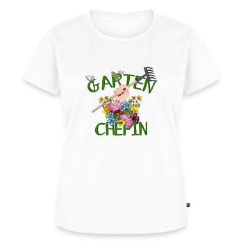 Garten Chefin - Frauen Premium Bio T-Shirt - Weiß - Vorne - AI Model Female 172 dark (172cm)