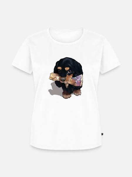 Mein Knochen - Frauen Premium Bio T-Shirt - Weiß