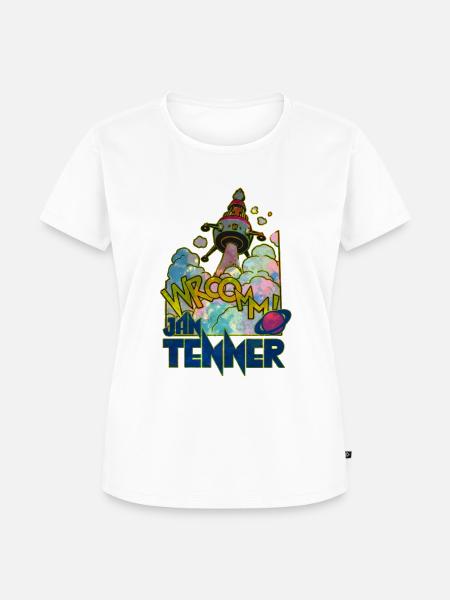 Jan Tenner Raumschiff Silbervogel Zeitreise - Frauen Premium Bio T-Shirt - Weiß