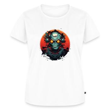 Robot - Women's Premium Organic T-shirt - white - Front - AI Model Female 172 dark (172cm)