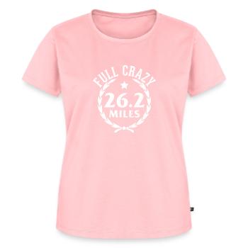 26.2 Meilen Marathon - Marathonläufer - Frauen Premium Bio T-Shirt - Rosa - Vorne - AI Model Female 172 dark (172cm)