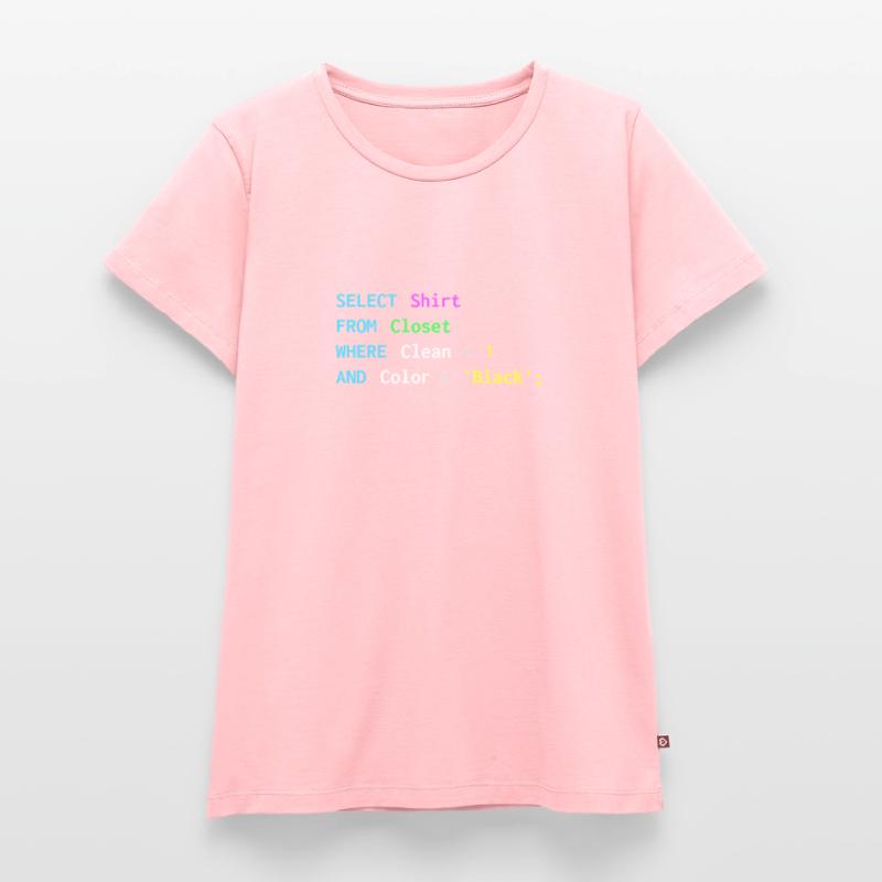 Conception SQL amusante pour les programmeurs sql, DBA, T-shirt Premium bio Femme