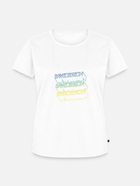Raveolution - Frauen Premium Bio T-Shirt - Weiß