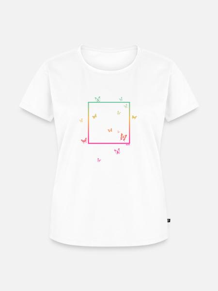 Think outside the Box - Frauen Premium Bio T-Shirt - Weiß