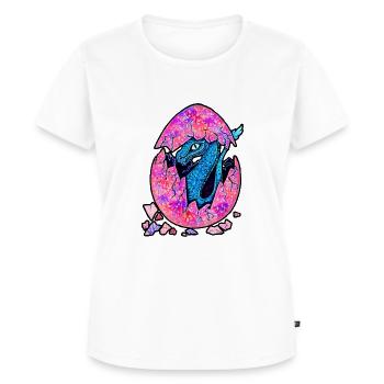 Blue Dragon Baby - Frauen Premium Bio T-Shirt - Weiß - Vorne - AI Model Female 172 dark (172cm)