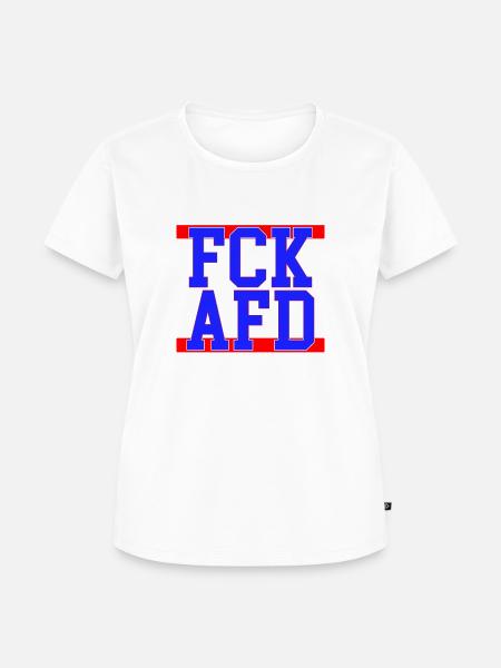 FCK AFD - Frauen Premium Bio T-Shirt - Weiß