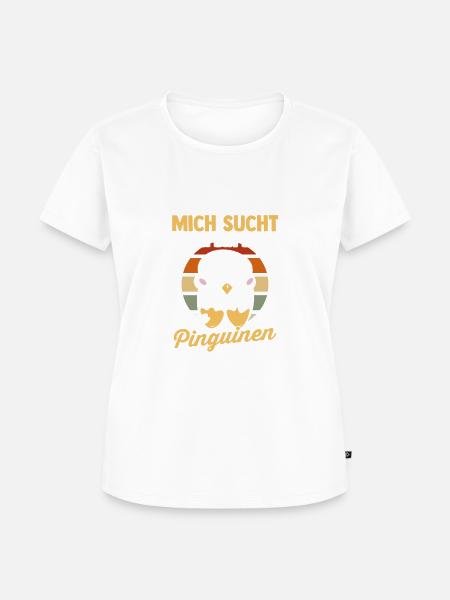 Pinguin - Frauen Premium Bio T-Shirt - Weiß