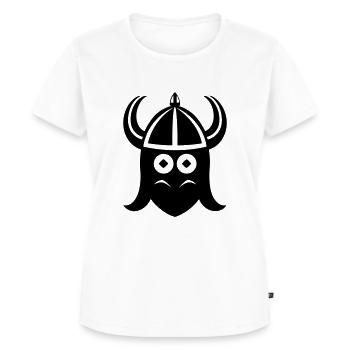 Wikingerhelm Krieger - Frauen Premium Bio T-Shirt - Weiß - Vorne - AI Model Female 172 dark (172cm)