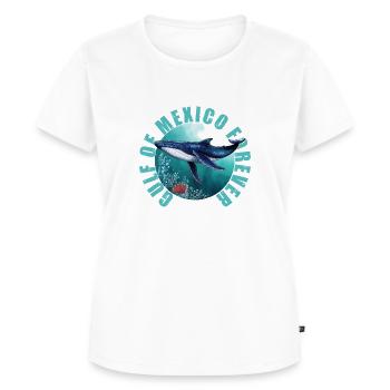 Gulf Of Mexico Forever Wal - Frauen Premium Bio T-Shirt - Weiß - Vorne - AI Model Female 172 dark (172cm)