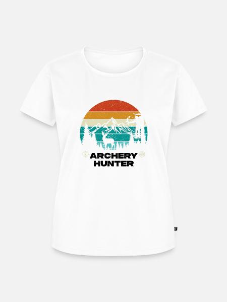 Archery Hunter - Frauen Premium Bio T-Shirt - Weiß