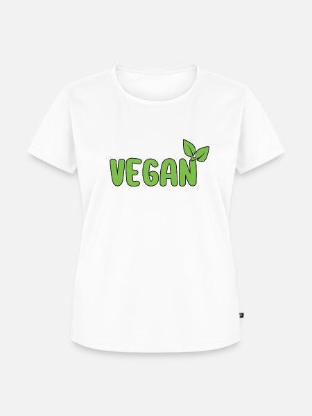 Vegan - Frauen Premium Bio T-Shirt - Weiß