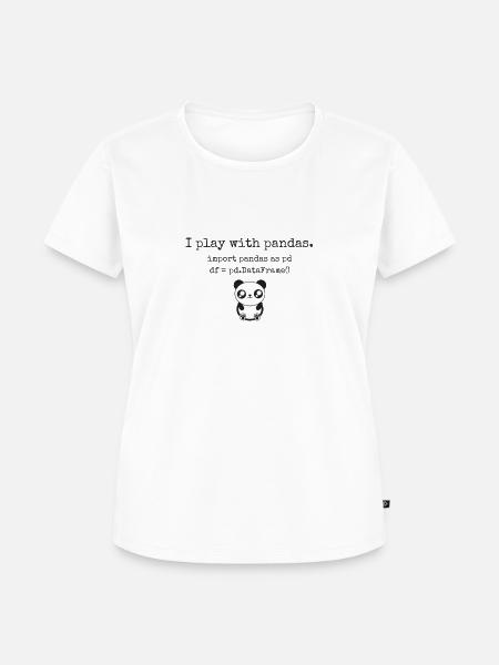 Für Data Scientists und Python-Programmierer - Frauen Premium Bio T-Shirt - Weiß