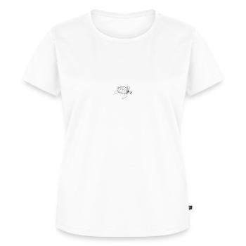 Schildkröte - Frauen Premium Bio T-Shirt - Weiß - Vorne - AI Model Female 172 dark (172cm)