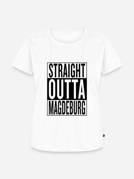 Magdeburg - Frauen Premium Bio T-Shirt - Weiß