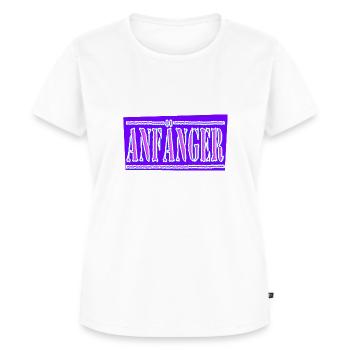 anfänger dunkel - Frauen Premium Bio T-Shirt - Weiß - Vorne - AI Model Female 172 dark (172cm)