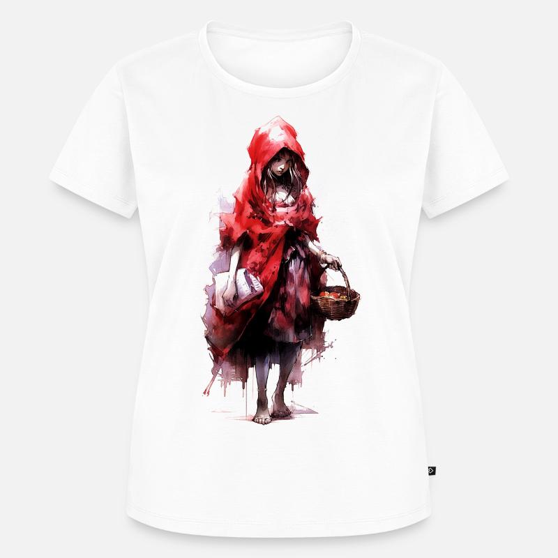 Rotkäppchen - Frauen Premium Bio T-Shirt - Weiß