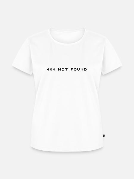 404 Not Found - Frauen Premium Bio T-Shirt - Weiß