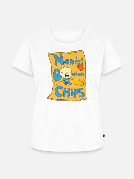 Nenis onion chips - Frauen Premium Bio T-Shirt - Weiß