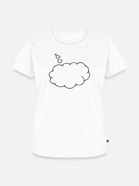 Denkblase - Frauen Premium Bio T-Shirt - Weiß