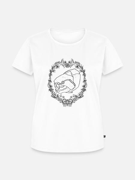Dunkleosteus - Frauen Premium Bio T-Shirt - Weiß