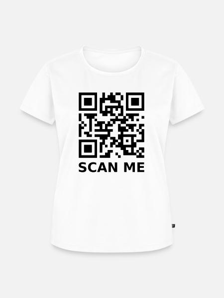 Scan Me | Smartspy - Frauen Premium Bio T-Shirt - Weiß