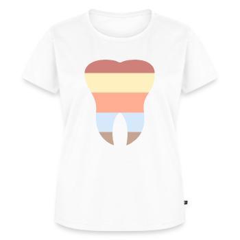 Der Zahn - Frauen Premium Bio T-Shirt - Weiß - Vorne - AI Model Female 172 dark (172cm)