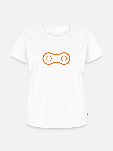 Minimal kleine Kette. - Frauen Premium Bio T-Shirt - Weiß