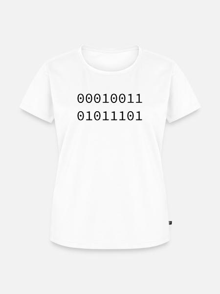 1993 Binär - Frauen Premium Bio T-Shirt - Weiß