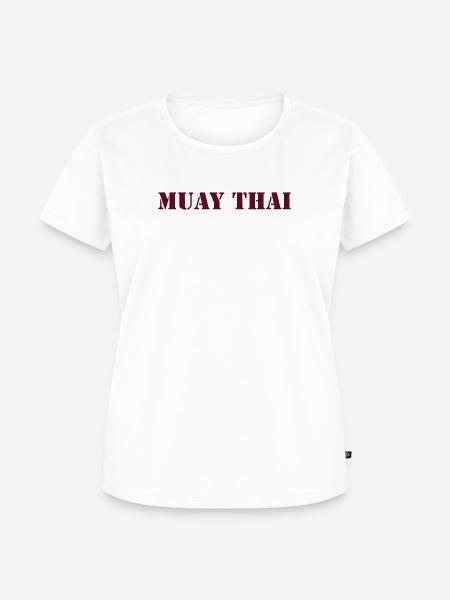 MUAY THAI - Frauen Premium Bio T-Shirt - Weiß