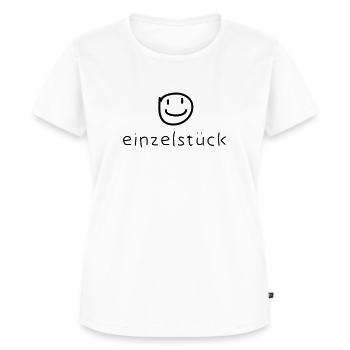 Einzelstück - Frauen Premium Bio T-Shirt - Weiß - Vorne - AI Model Female 172 dark (172cm)
