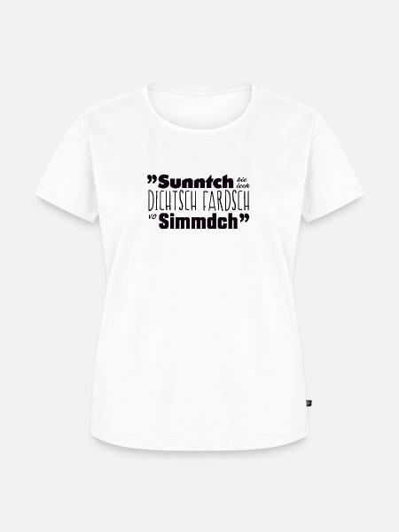 Oberlausitzer Wochenende - Frauen Premium Bio T-Shirt - Weiß