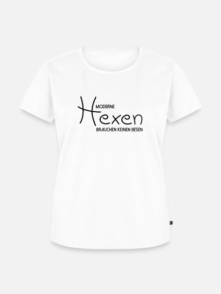 Moderne Hexe - Frauen Premium Bio T-Shirt - Weiß