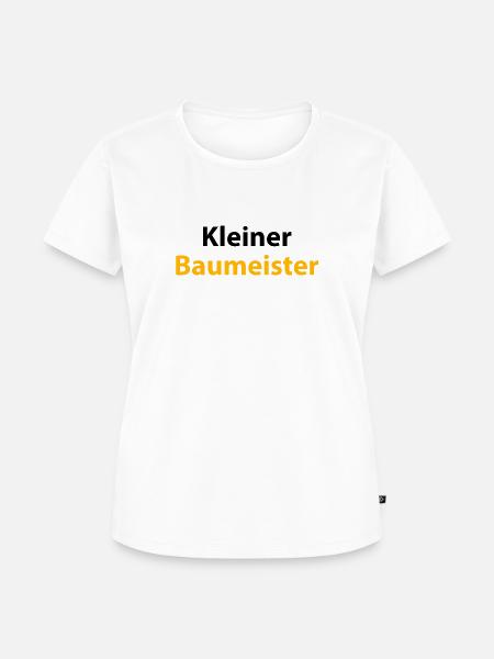 Kleiner Baumeister - Frauen Premium Bio T-Shirt - Weiß