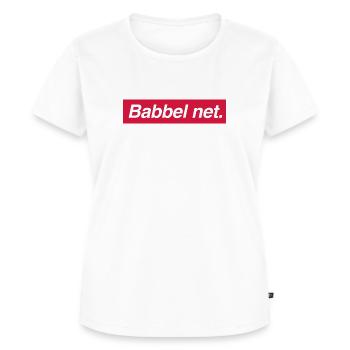 Babbel net hessen francfort ebbelwoi 069 cadeau - T-shirt Premium bio Femme - blanc - Devant - AI Model Female 172 dark (172cm)