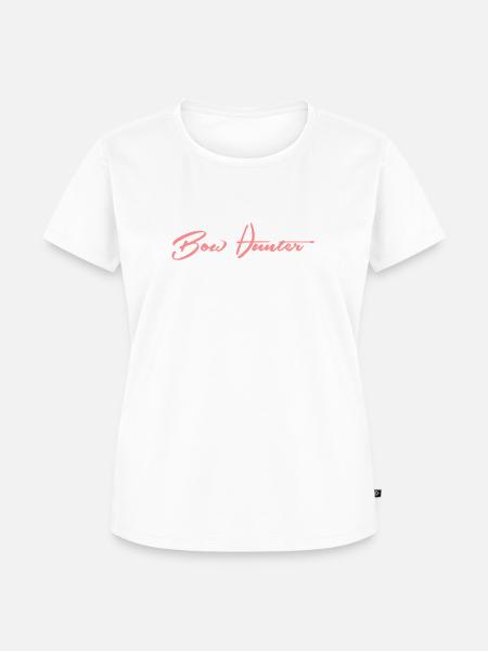 Bowhunter Schriftzug - Frauen Premium Bio T-Shirt - Weiß