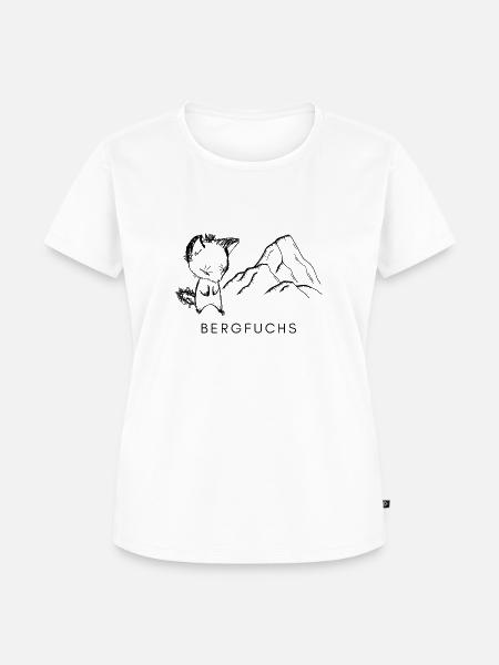 Bergfuchs - Frauen Premium Bio T-Shirt - Weiß