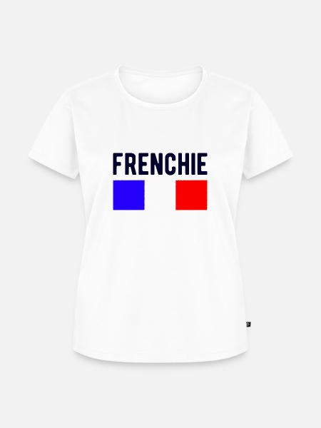 Frenchie Frankreich Französischer Mann - Frauen Premium Bio T-Shirt - Weiß