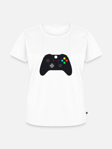 Game-Controller - Frauen Premium Bio T-Shirt - Weiß