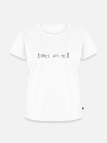 Dance with me - Frauen Premium Bio T-Shirt - Weiß