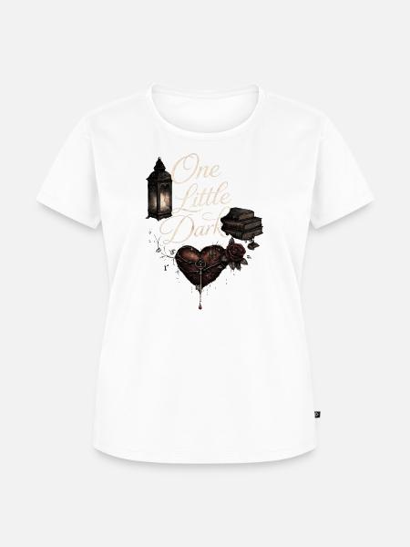 One Little Dark Romance - Frauen Premium Bio T-Shirt - Weiß