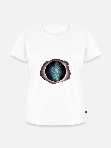 Eule - Vertrau deiner Intuition - Frauen Premium Bio T-Shirt - Weiß