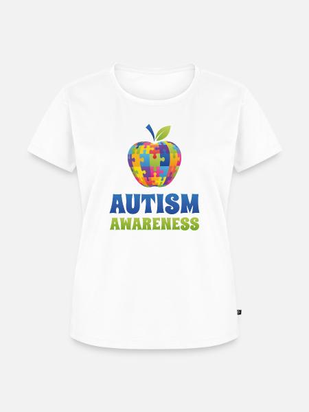 Bewusstsein für Autismus - Frauen Premium Bio T-Shirt - Weiß