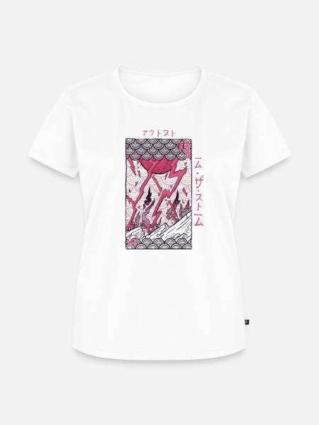 Sturm - Frauen Premium Bio T-Shirt - Weiß