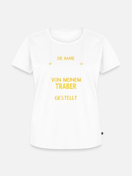 TRABER - Frauen Premium Bio T-Shirt - Weiß