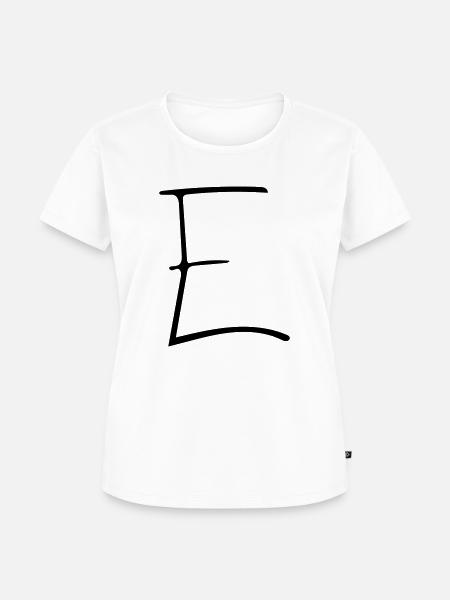 Das E - Frauen Premium Bio T-Shirt - Weiß