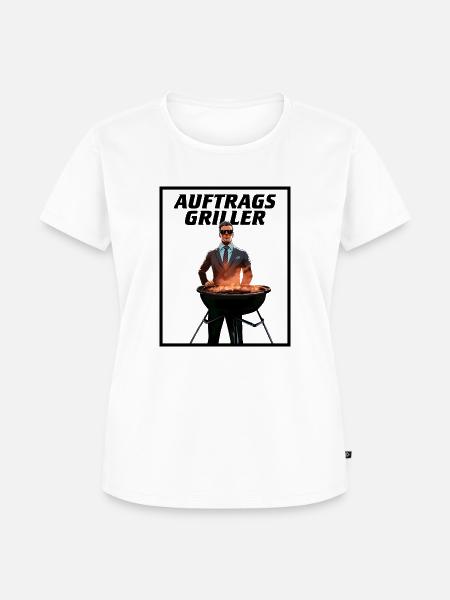 Auftragsgriller - Frauen Premium Bio T-Shirt - Weiß