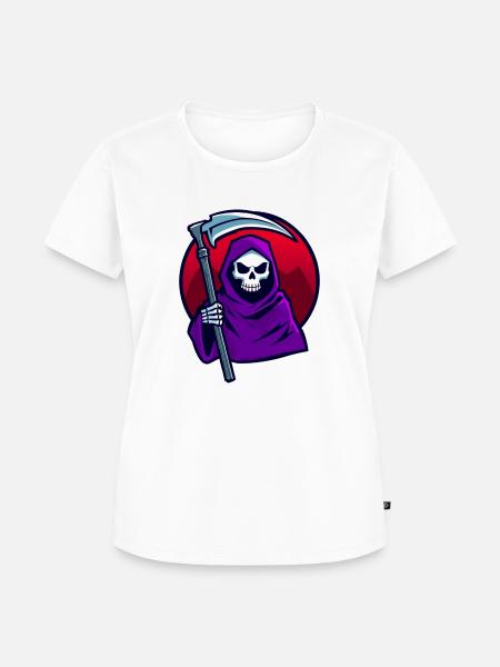 Reaper - Frauen Premium Bio T-Shirt - Weiß