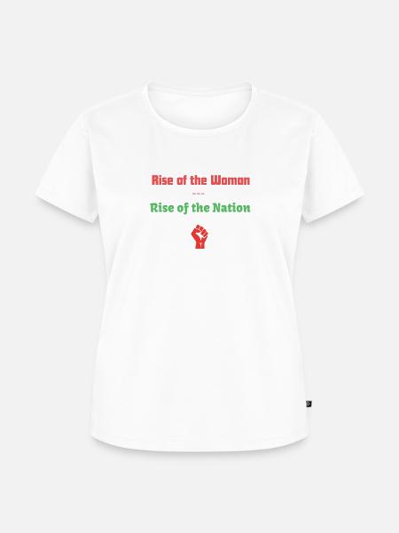 Aufstieg der Frau - Frauen Premium Bio T-Shirt - Weiß
