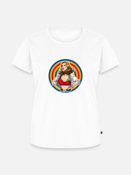 Miracle Mom (nur Logo) - Frauen Premium Bio T-Shirt - Weiß